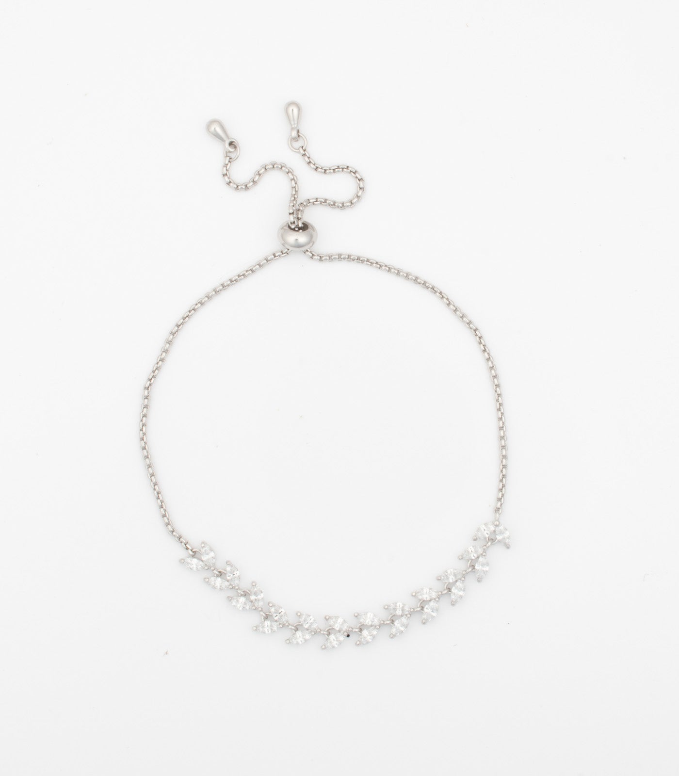 Leafy Link Bracelet (Silver)