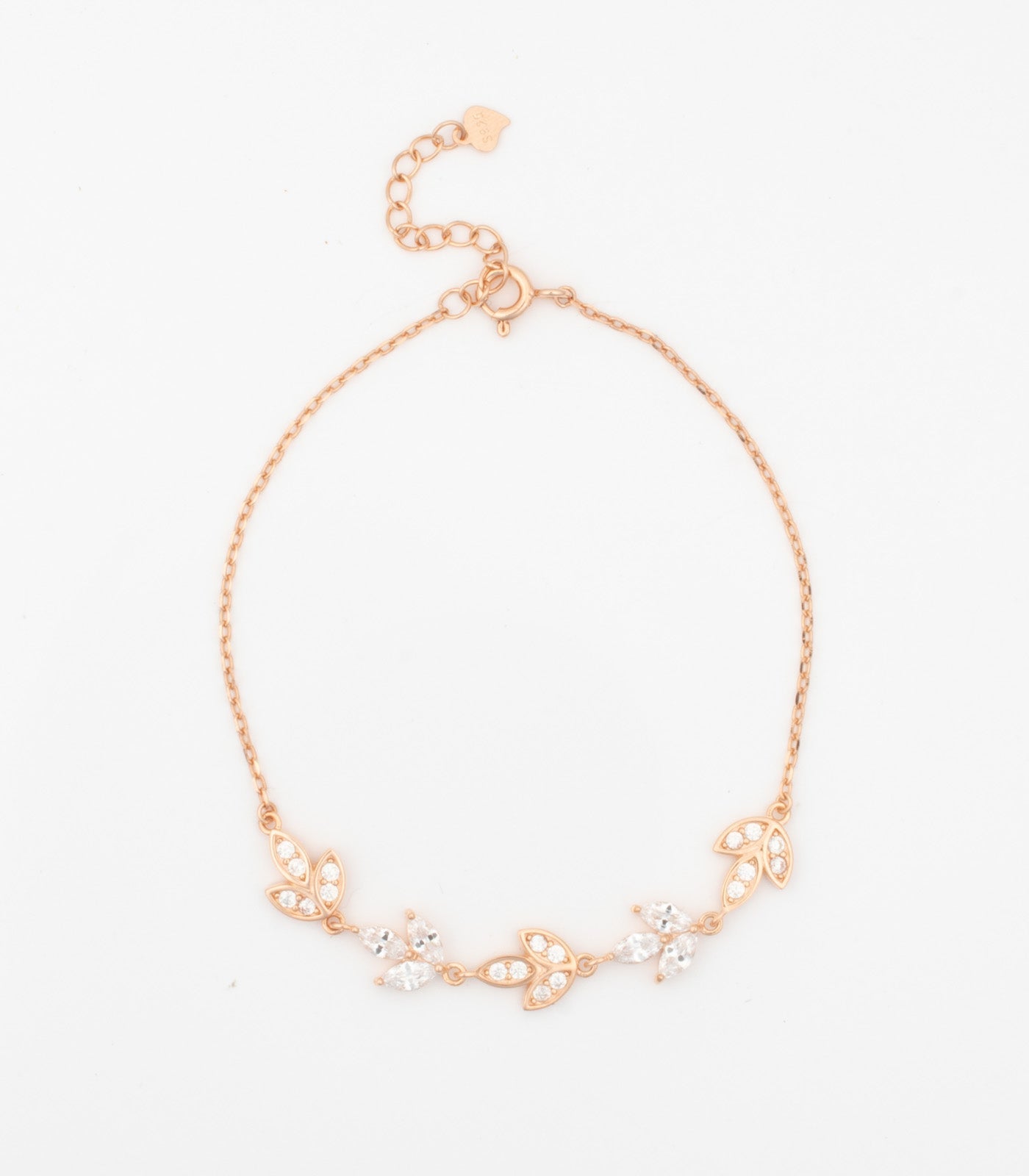 Rose Gold Triplet Bracelet (Silver)