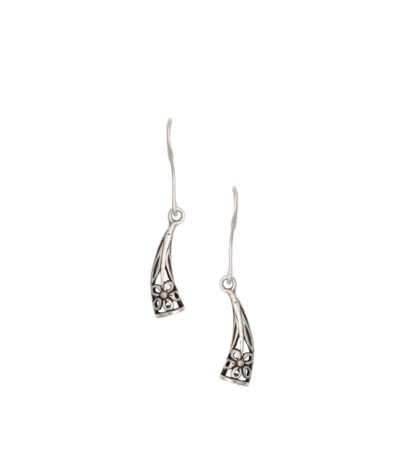 Stylish Tag Ear Rings (Silver)