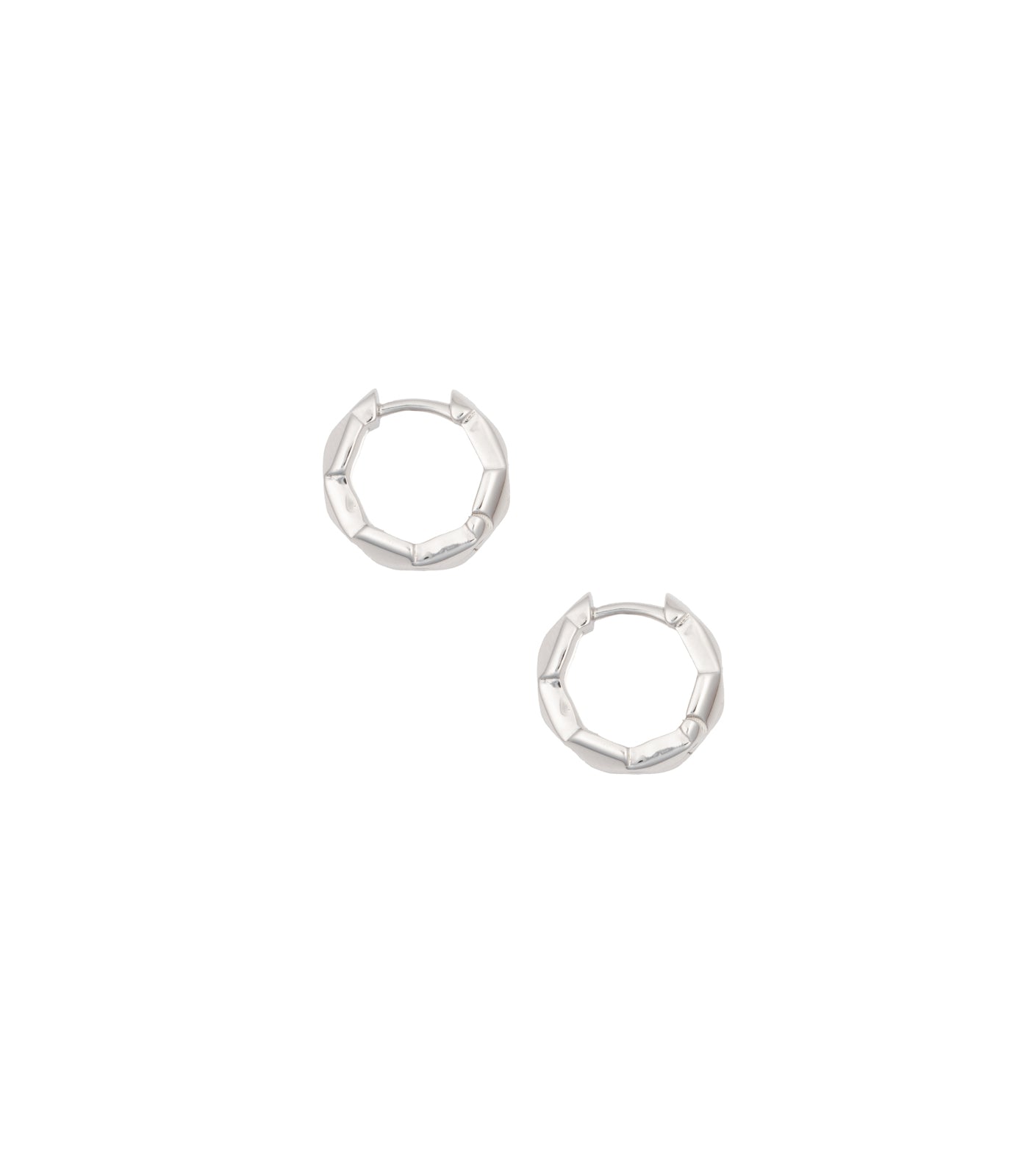 Mechanic Loop Ear Rings (Silver)