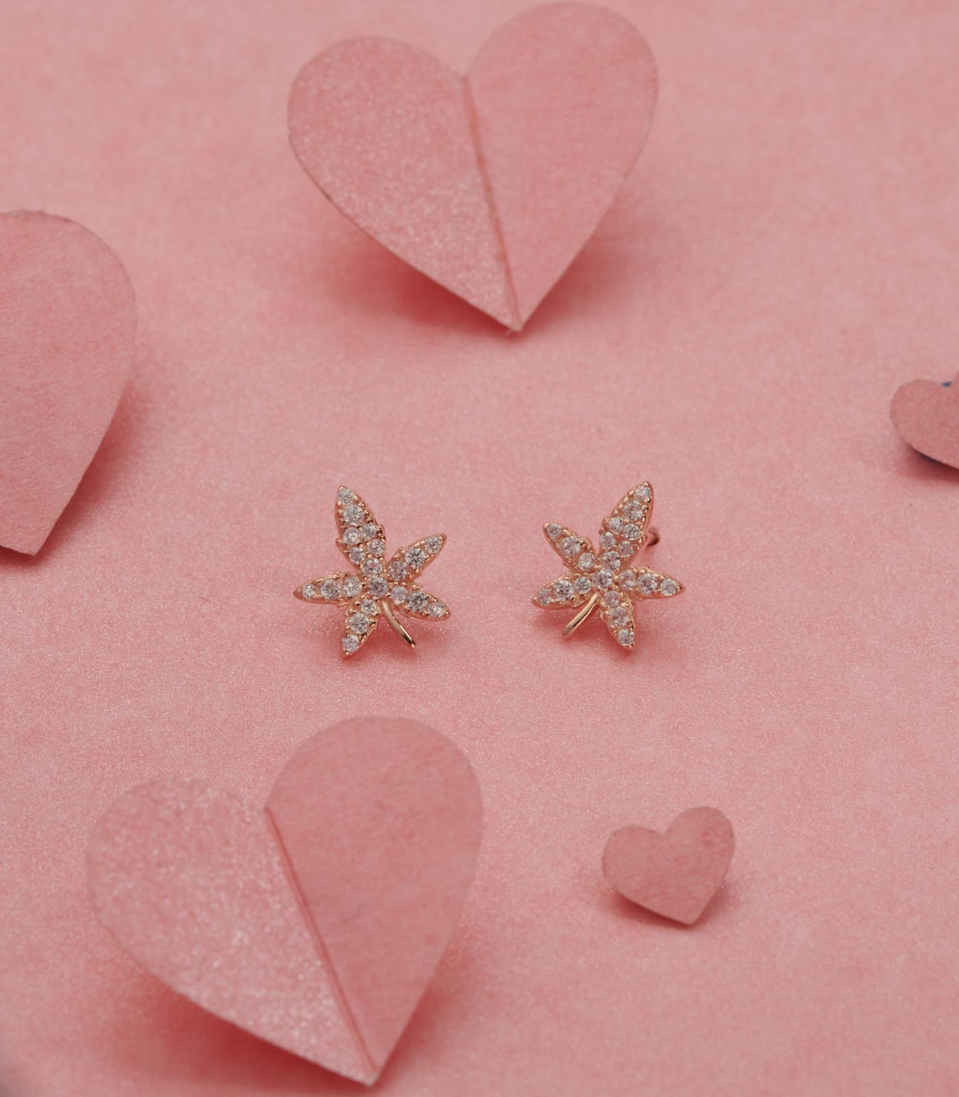 Star Shaped Ear RIngs (Silver)