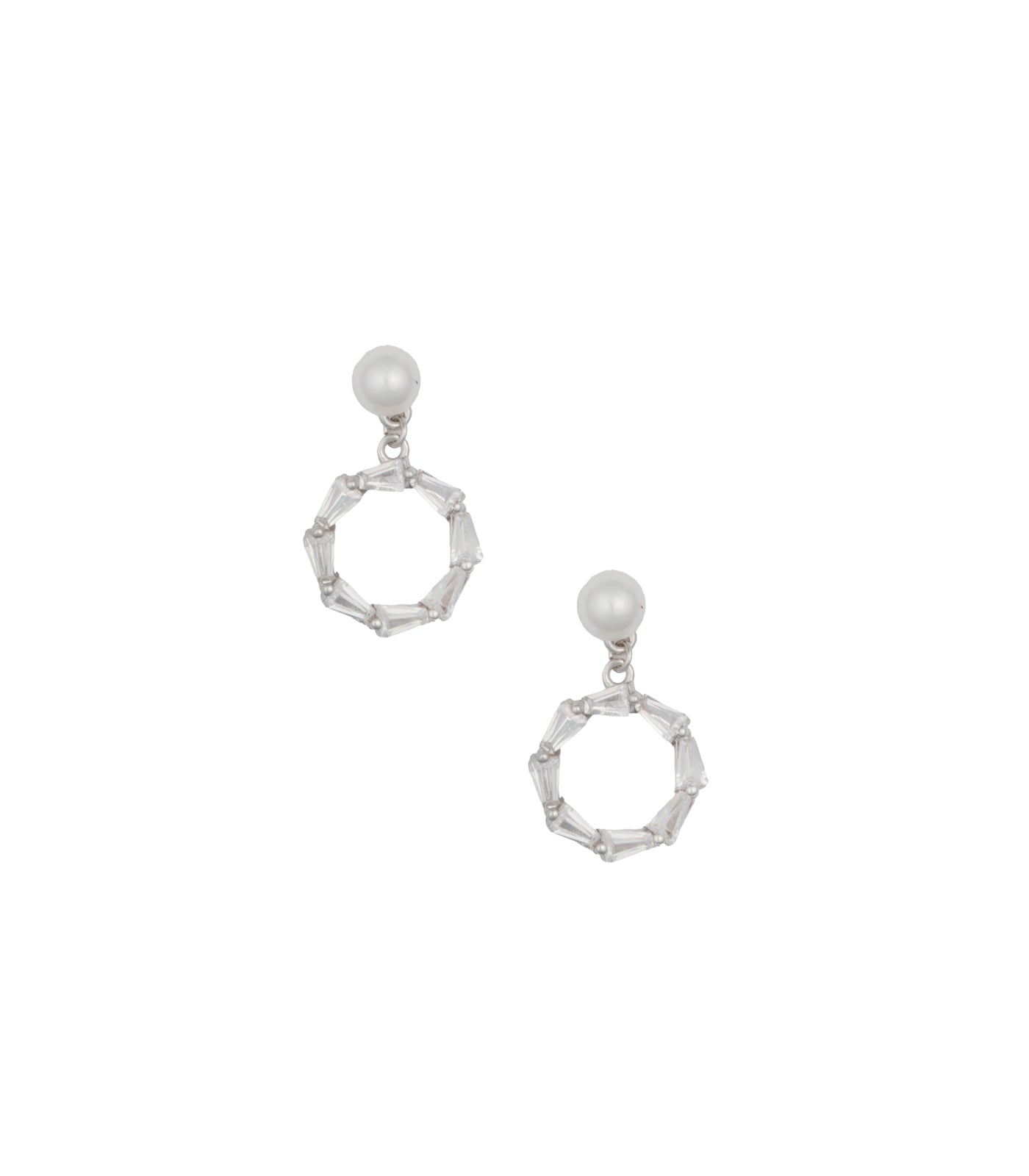 Elegant Octagon Shaped Tops (Silver)