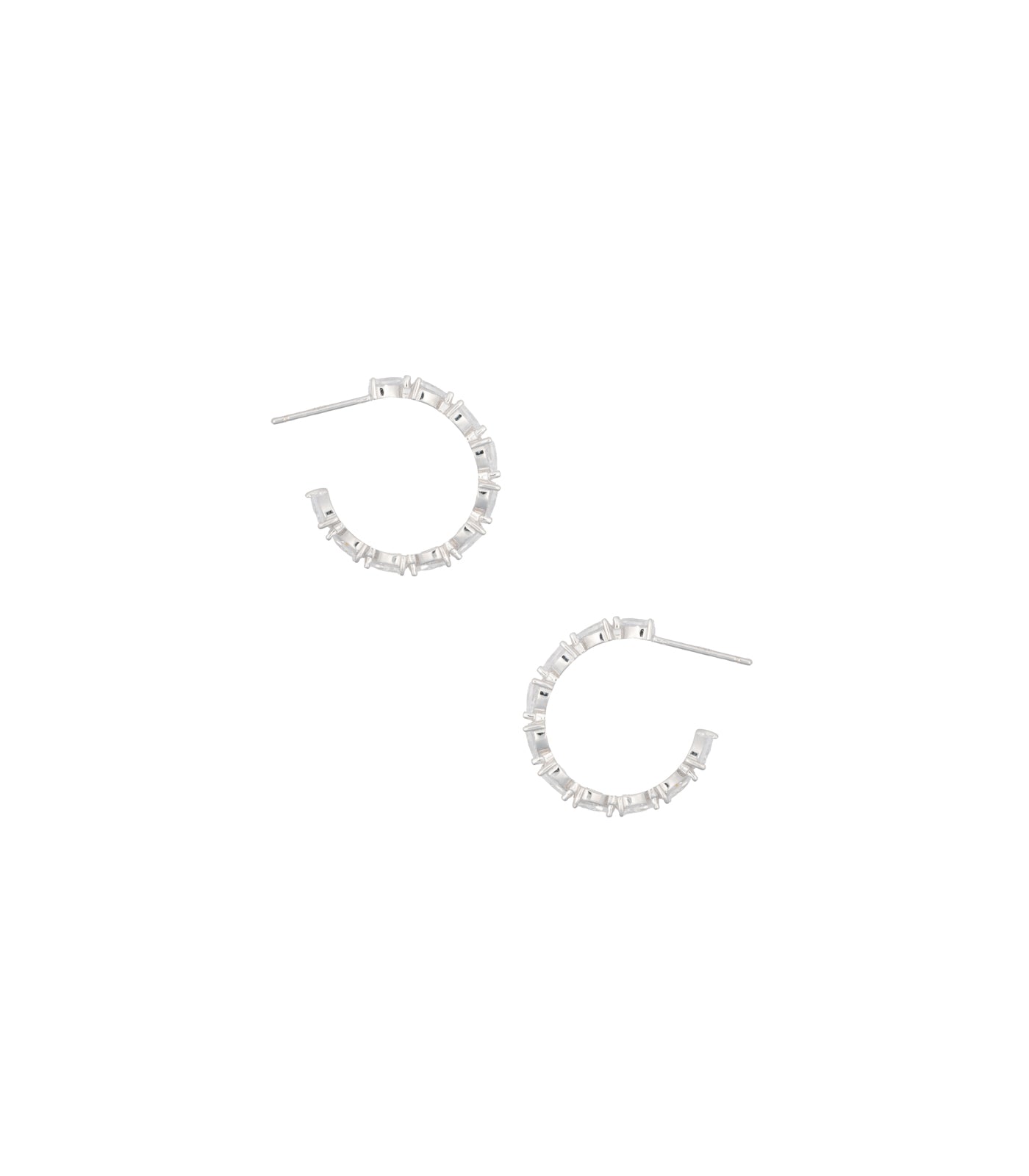 Garland Of Stones Ear Rings (Silver)